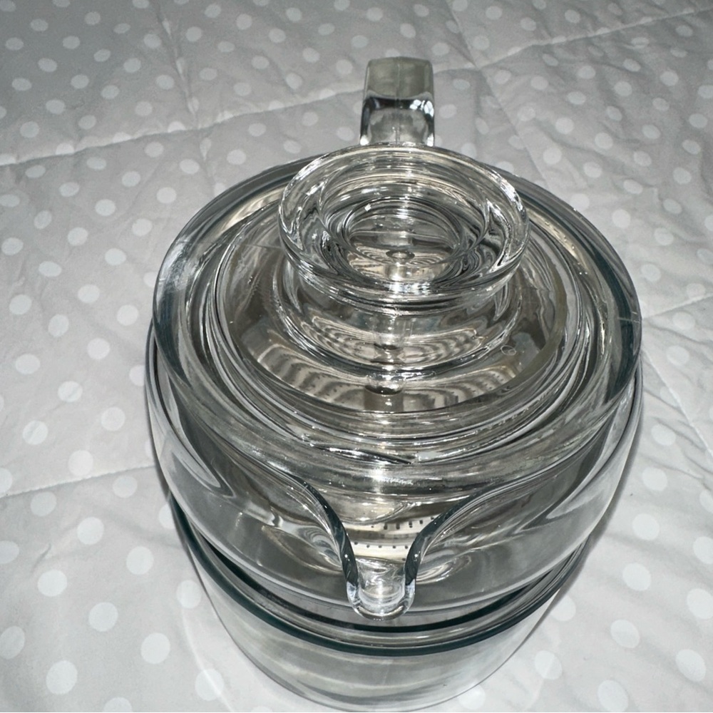 Vintage Pyrex Glass Coffee Percolator with Clear Handle - Picture 2 of 11